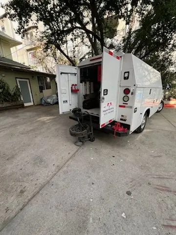 Magnet Plumbing service vehicle on-site for Slab Leak Repair in Coral Hills